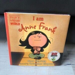 Anne Frank Kids Book Hard Cover New